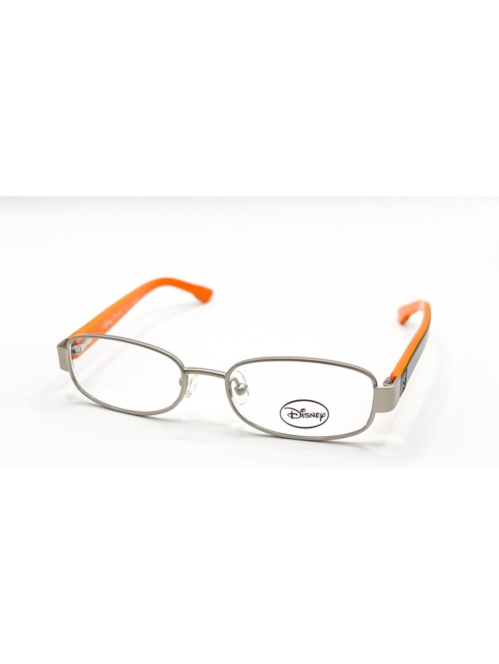 Disney 1006 3094 Black Orange Silver Authentic Eyeglasses 45-15-130